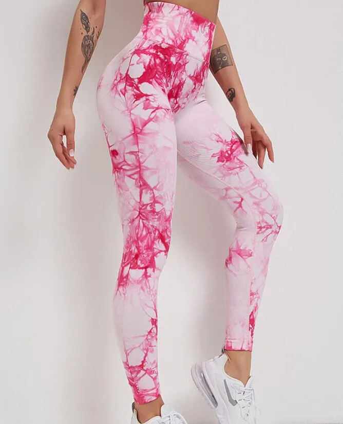 013 New Print Seamless Fitness Push Up Leggings