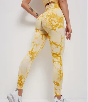 013 New Print Seamless Fitness Push Up Leggings