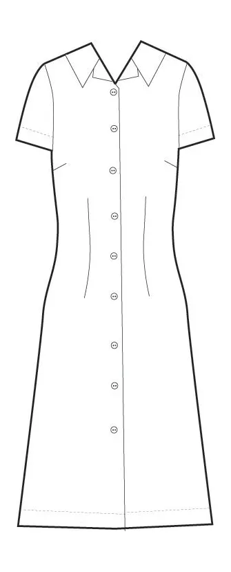 0505 FABIENNE Shirtdress sewing pattern