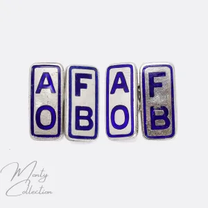 1920s "Ancient Order Of Froth Blowers" Novelty Cufflinks