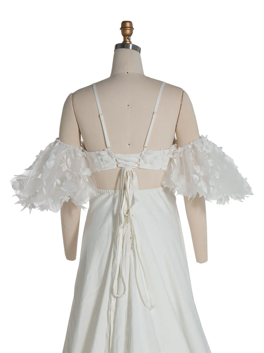 2 Pieces Set Gorgeous Baby Shower Maternity Dress for Photoshoot Wedding Dress YW230741