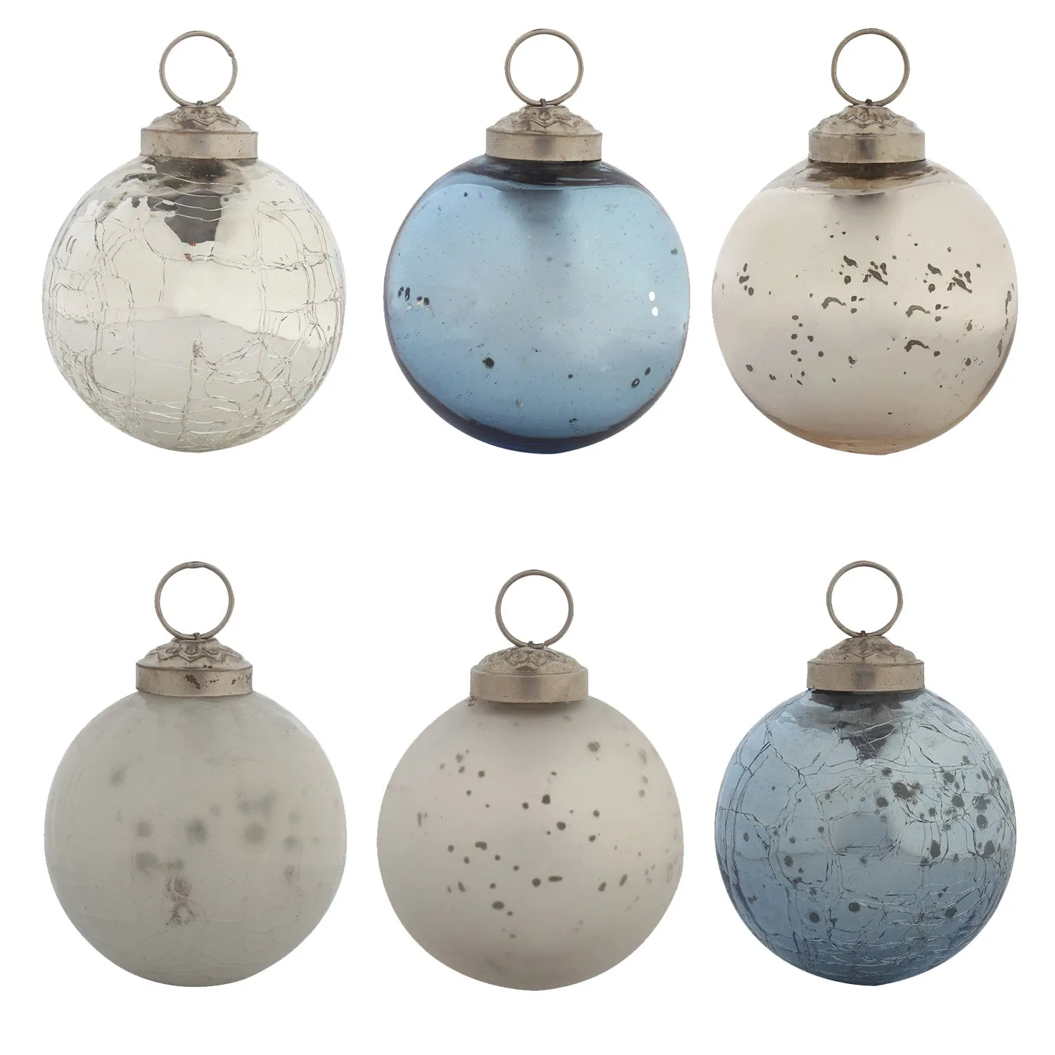 2.5'' Christmas Chic Round Ornaments, Set of 24,3otg346