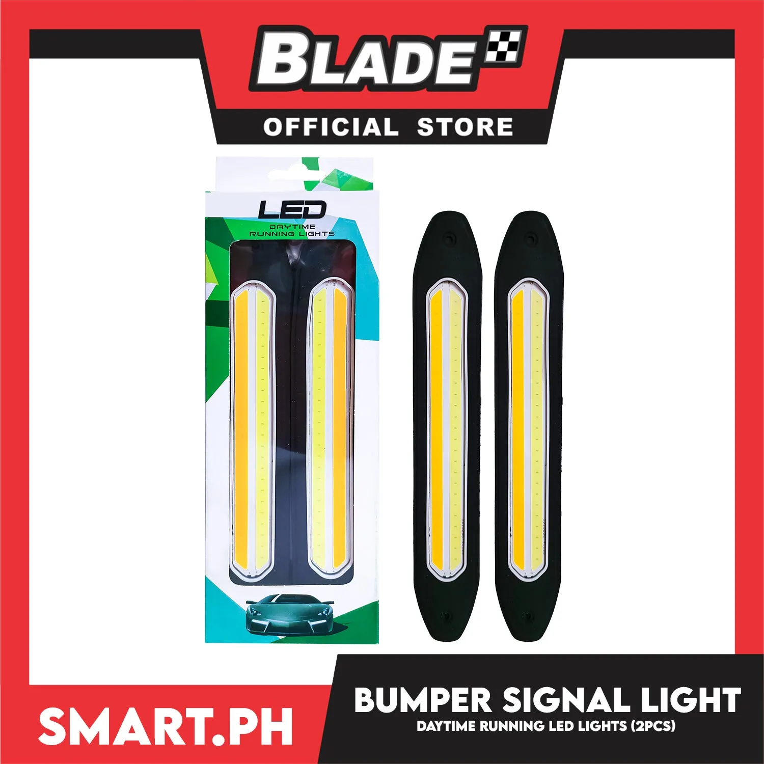 2pcs Car Led Bumper Signal Light Split, Daytime Running Led Lights Waterproof, Ultra Bright And Ultralow-Power Consumption