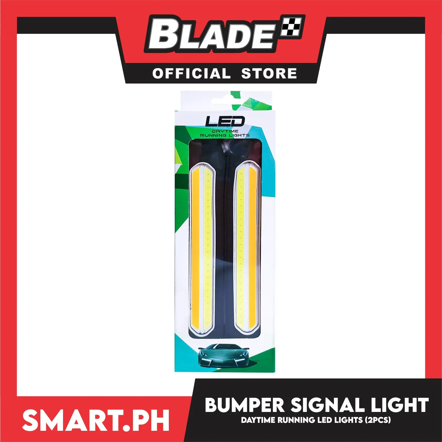 2pcs Car Led Bumper Signal Light Split, Daytime Running Led Lights Waterproof, Ultra Bright And Ultralow-Power Consumption