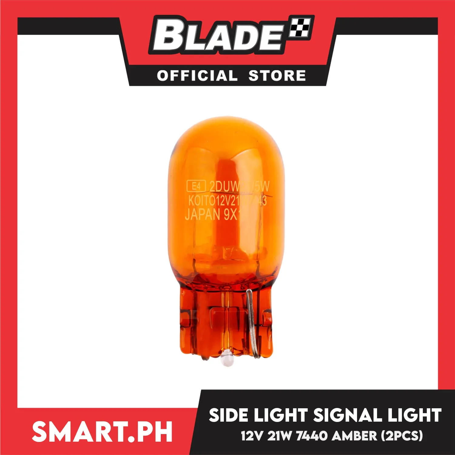 2pcs Halogen Perfect Bulb Car Light Bulb T20 12V 21 7440 (Amber) Single Filament, Car Light Indicator Reversing Light Bulb Stop Light Rear Turn Signal