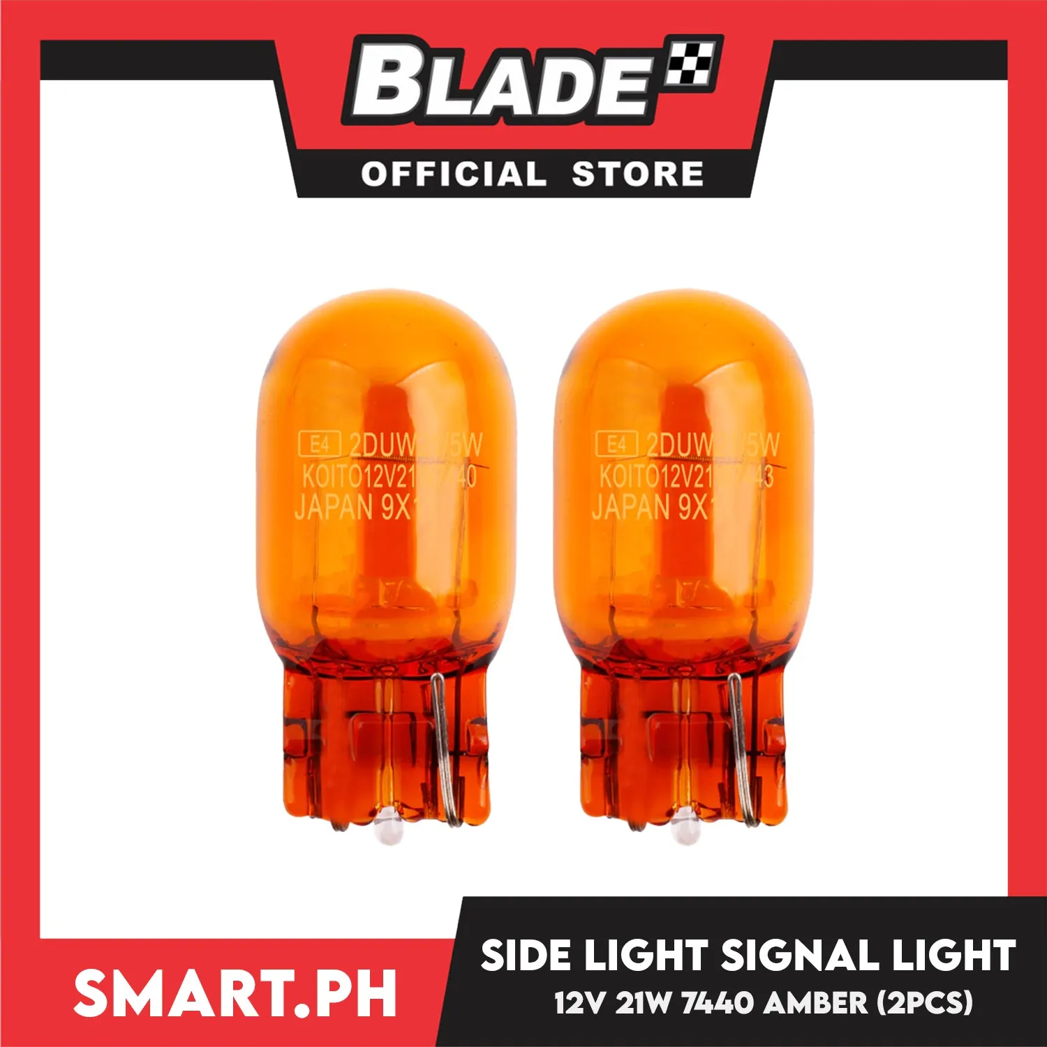 2pcs Halogen Perfect Bulb Car Light Bulb T20 12V 21 7440 (Amber) Single Filament, Car Light Indicator Reversing Light Bulb Stop Light Rear Turn Signal