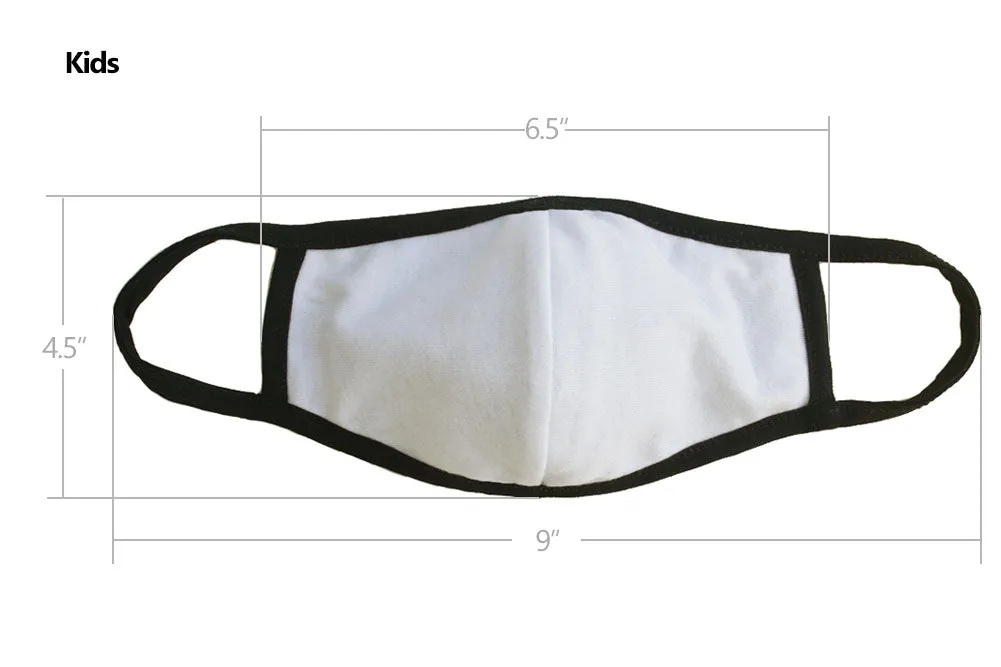 3 Packs Unisex Reusable Washable Mouth Cotton Face Masks for Adults Kids - Travel Outdoor Fashion