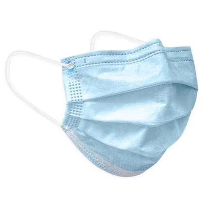 3 PLY DISPOSABLE FACE MASK WITH ELASTIC EAR LOOPS - BOX of 50 pcs