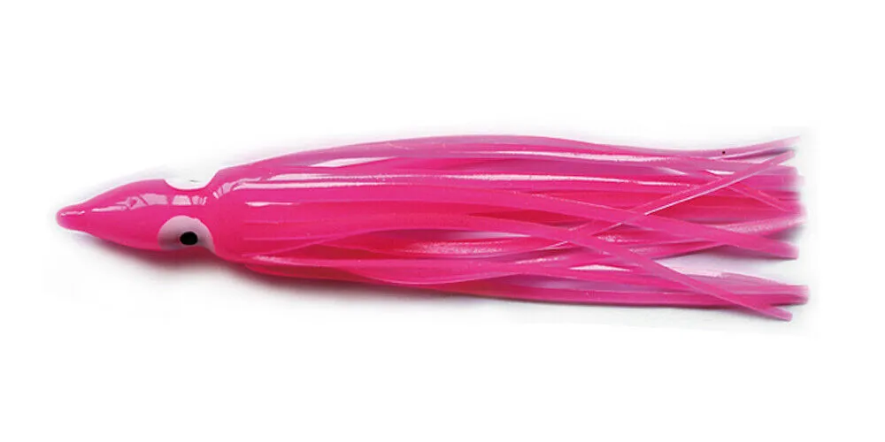 30 X Octopus Squid Skirt Trolling Jig Lure Fishing Tackle 10cm
