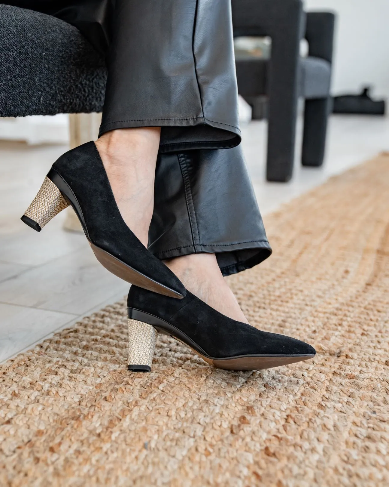 Adriana Black Nubuck