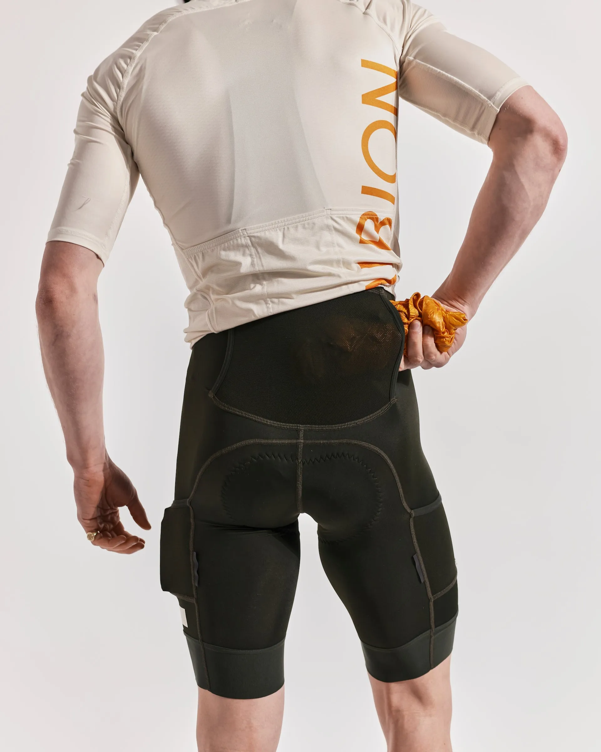 ALBION Men's ABR1 Pocket Bib Shorts - Rosin