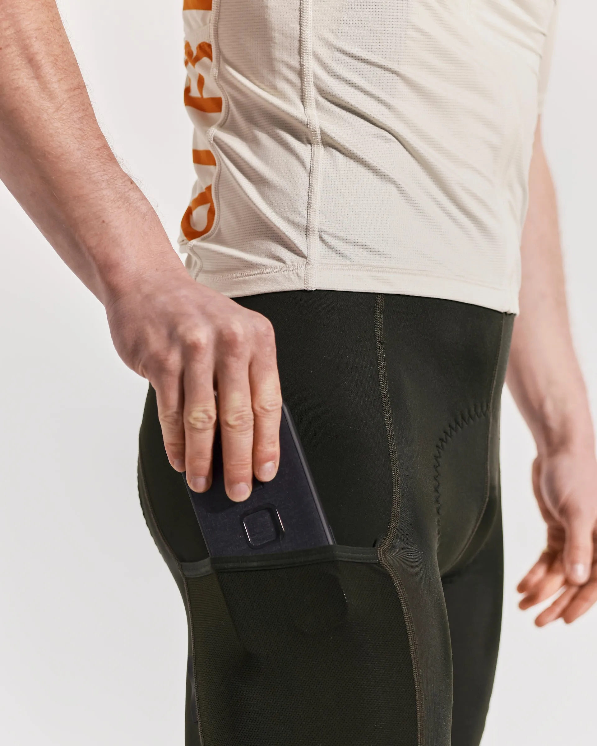 ALBION Men's ABR1 Pocket Bib Shorts - Rosin