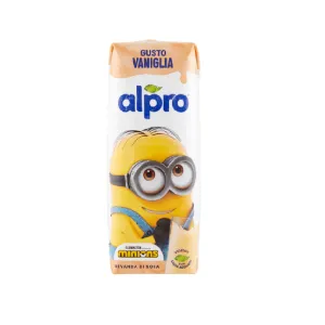 ALPRO Minions Gusto Vaniglia Gemüsegetränk, Soja mit Vanillegeschmack, 15x250ml