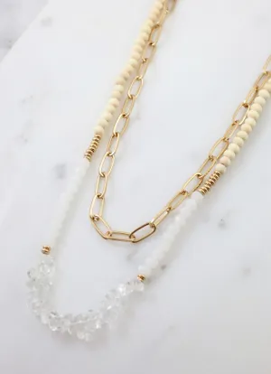 Anders Layered Necklace - Natural