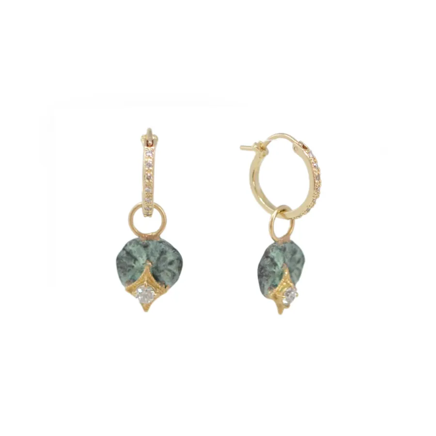 Artifact Drop Huggie Hoop Earrings