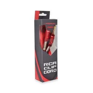 AVA Woven RCA Cord - Red