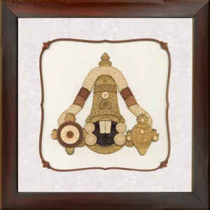 Balaji Wood Carving Wall Art, Wood Carving Frame, 3D Wall Art
