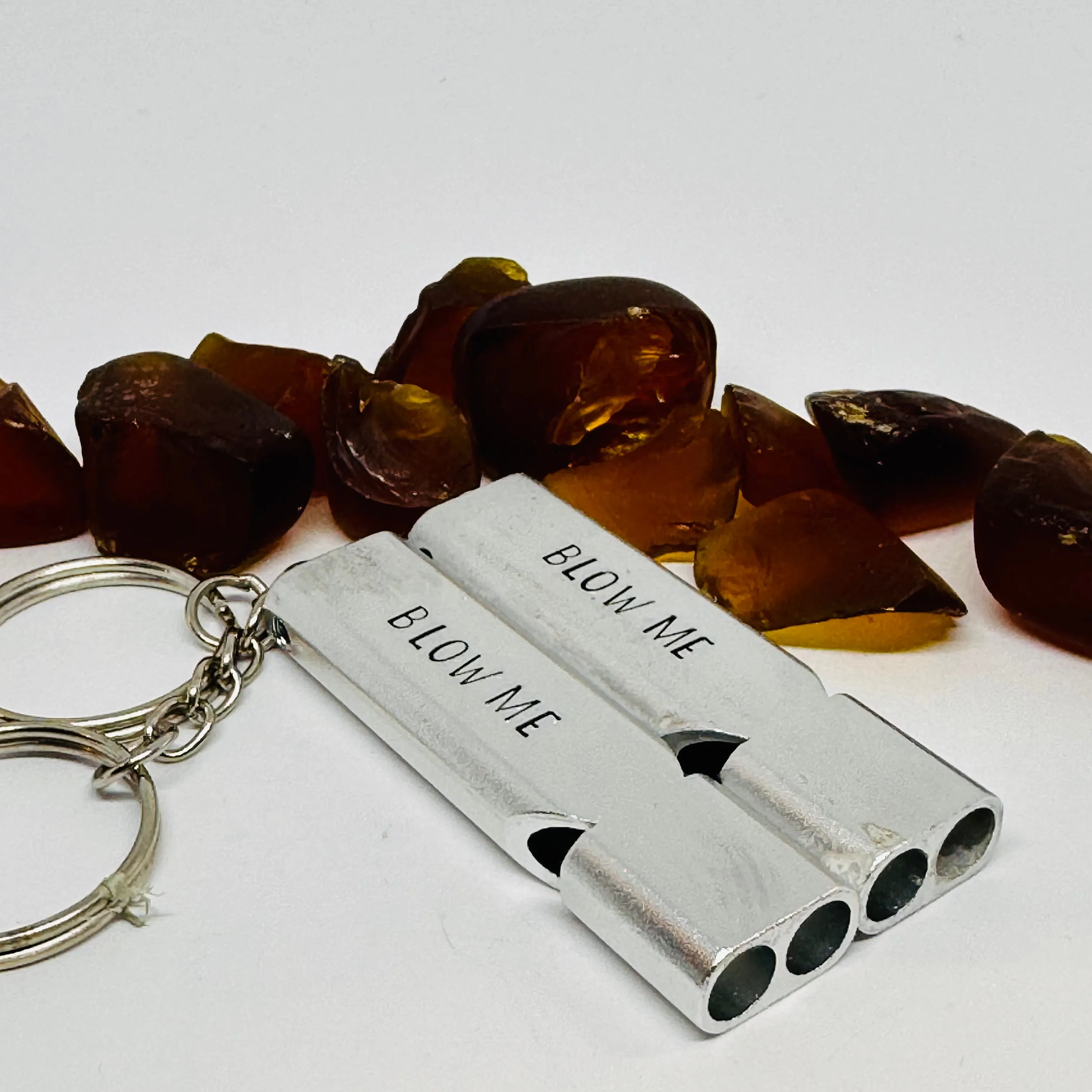 Bawdy Emergency Whistle | Fck Off | Blow Me | Grabber | Safety Alert | Adult Gag Gift | Gift for Bachelorette | LGBTQIA Gift
