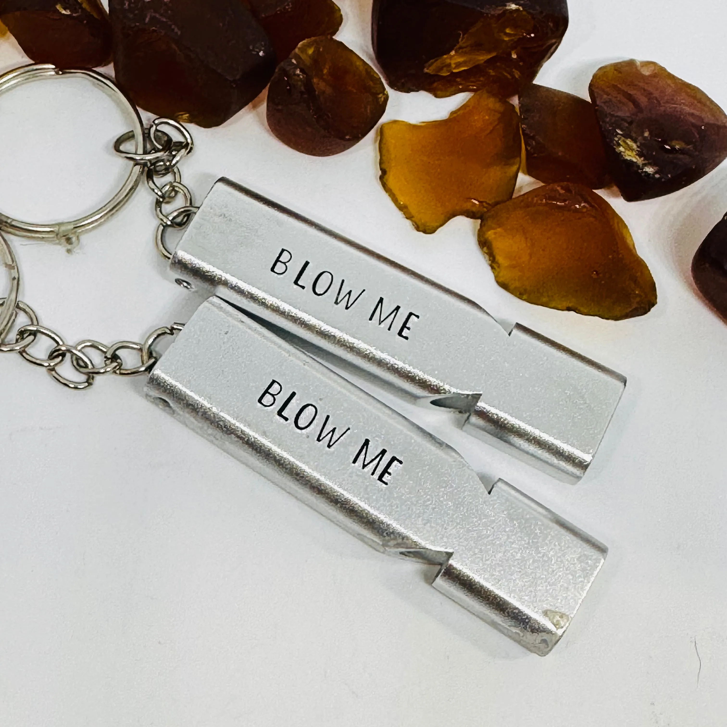 Bawdy Emergency Whistle | Fck Off | Blow Me | Grabber | Safety Alert | Adult Gag Gift | Gift for Bachelorette | LGBTQIA Gift