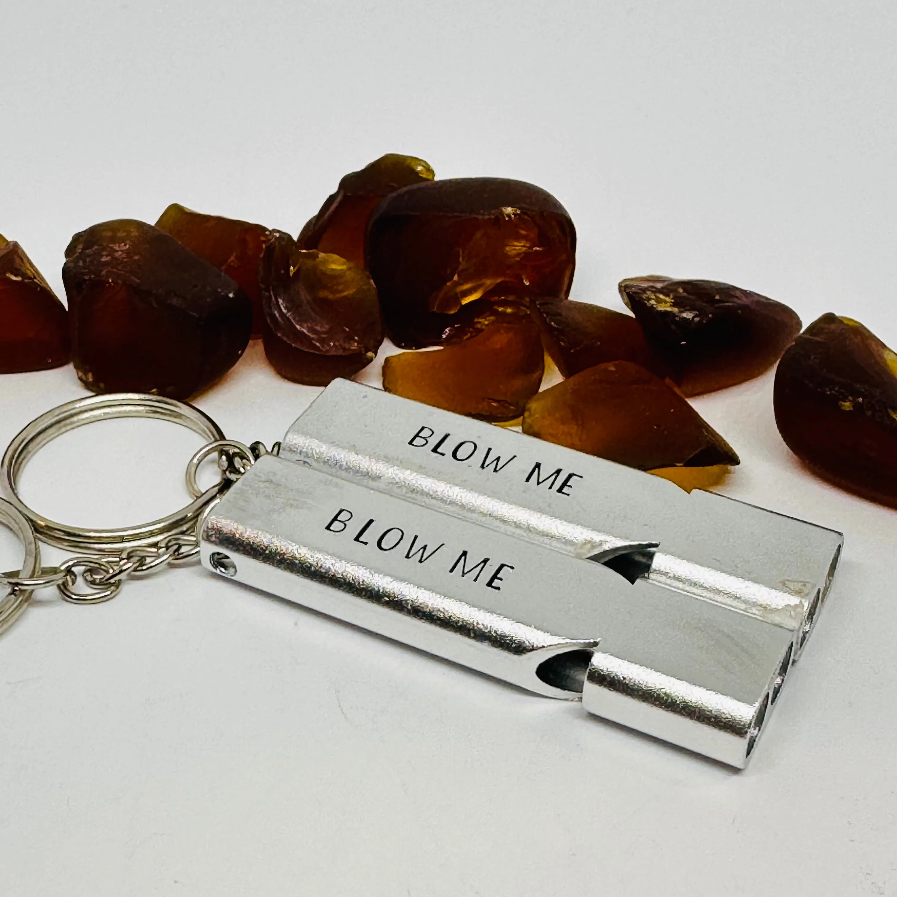 Bawdy Emergency Whistle | Fck Off | Blow Me | Grabber | Safety Alert | Adult Gag Gift | Gift for Bachelorette | LGBTQIA Gift