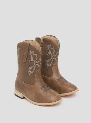 Baxter Junior Western  Boots Midnight Blue