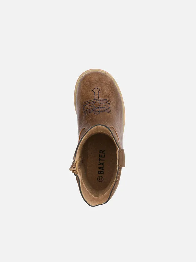 Baxter Junior Western  Boots Midnight Blue