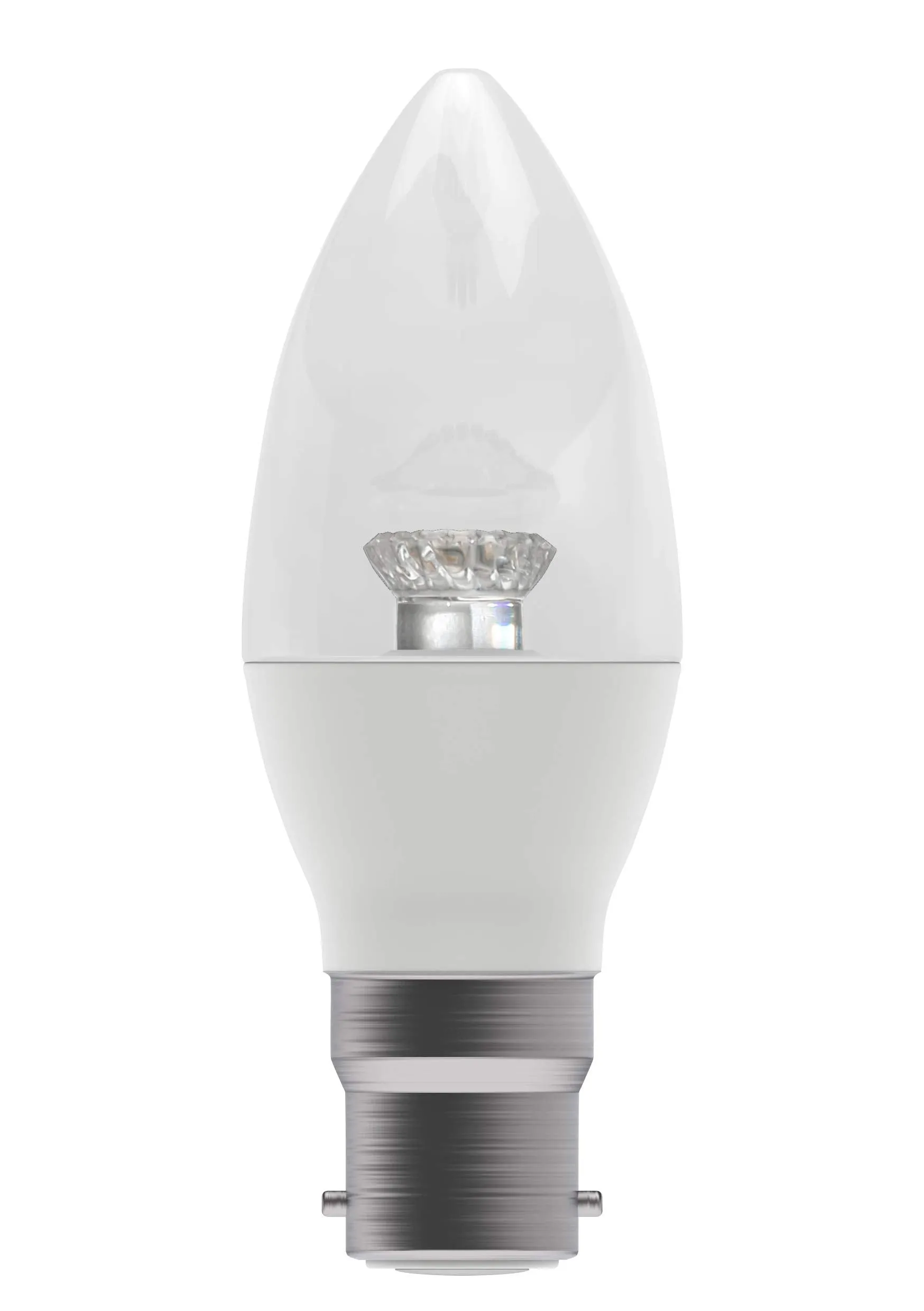 Bell Dimmable LED Candle 4W BC Clear Cool White