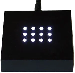 Black Plastic Light Base for your Optical Crystal