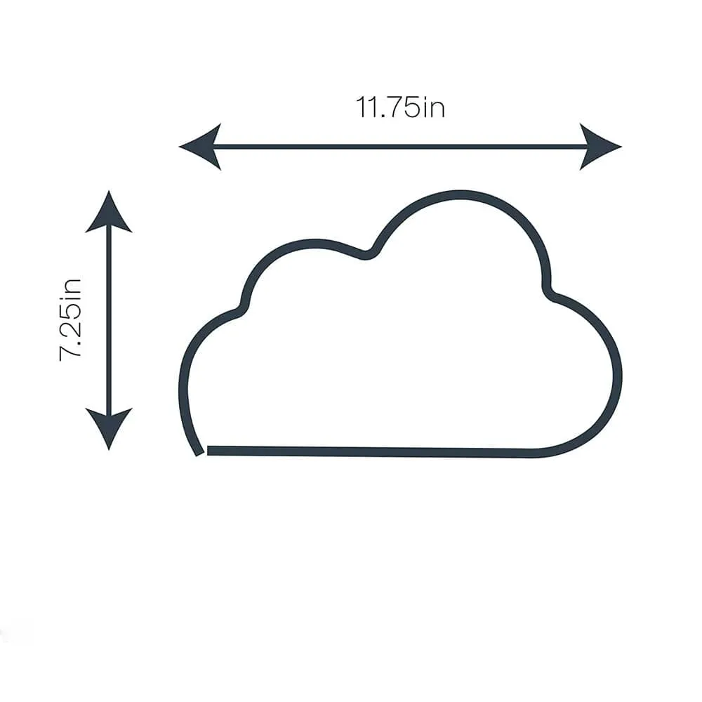 Blue Cloud Neon LED Wall Light