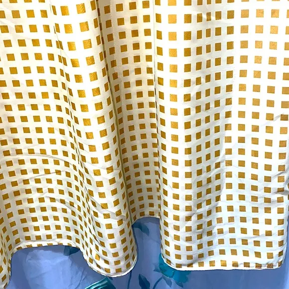BOHO/SHABBY-CHIC MAXI YELLOW POLYESTER SKT SZ M