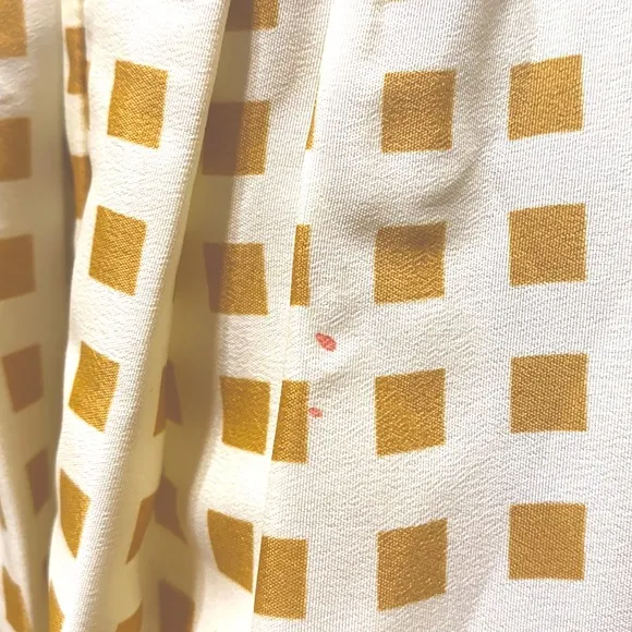 BOHO/SHABBY-CHIC MAXI YELLOW POLYESTER SKT SZ M