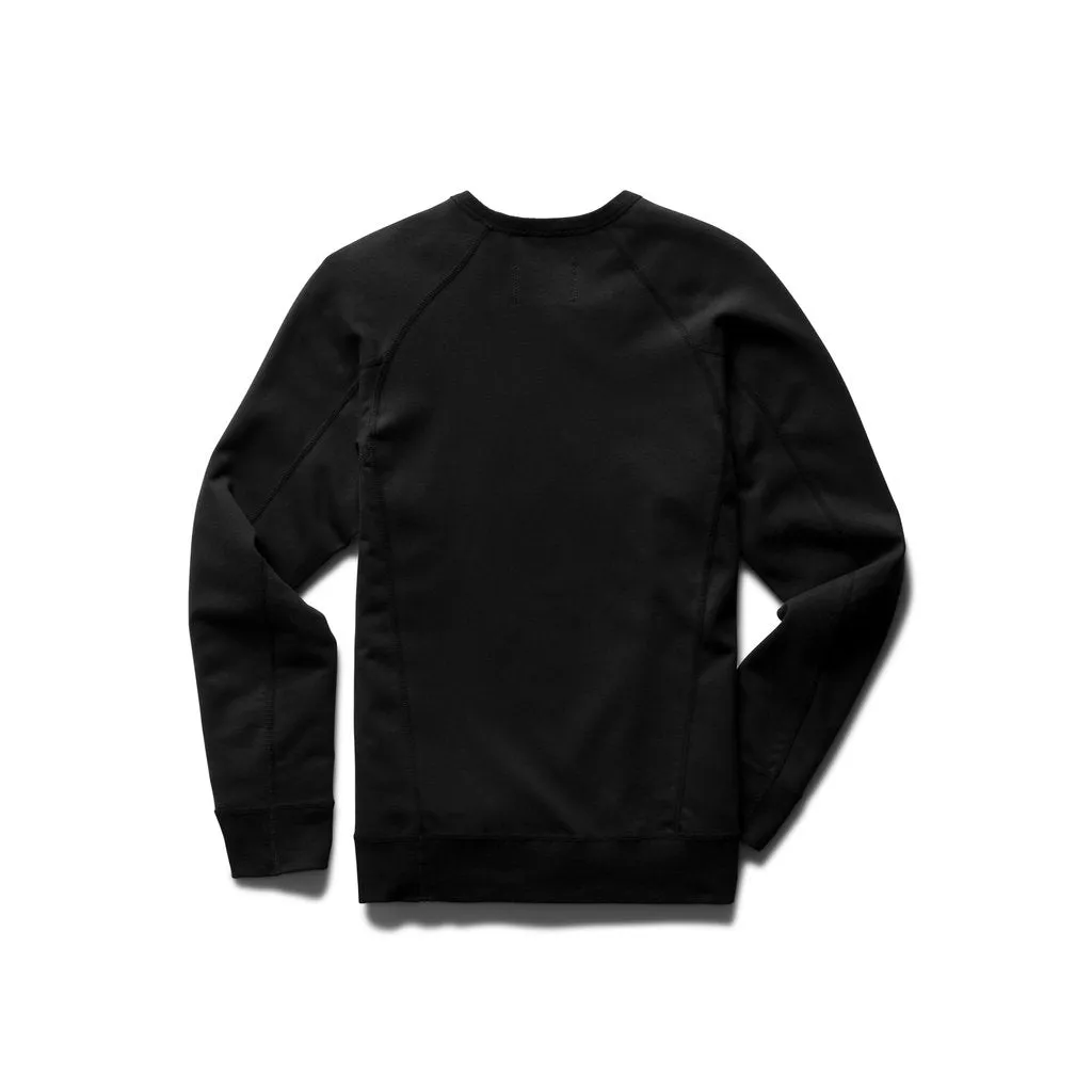 Bonded Jersey Crewneck - Black