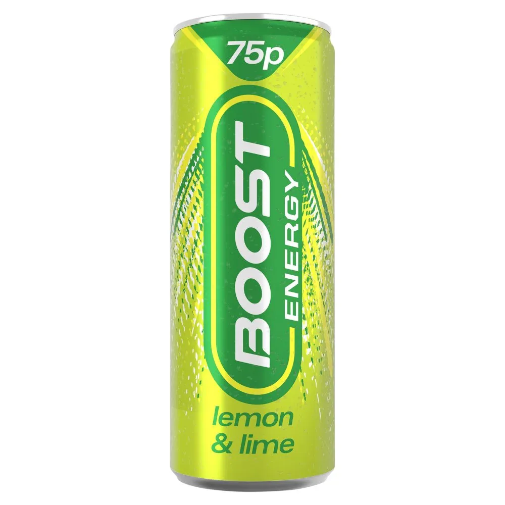 Boost Energy Lemon & Lime PMP 250ml (Case of 24)