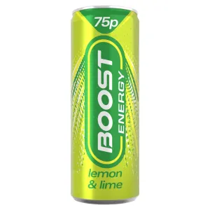 Boost Energy Lemon & Lime PMP 250ml (Case of 24)