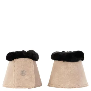 BR Majestic Djoy Taupe grey faux fur overreach boots