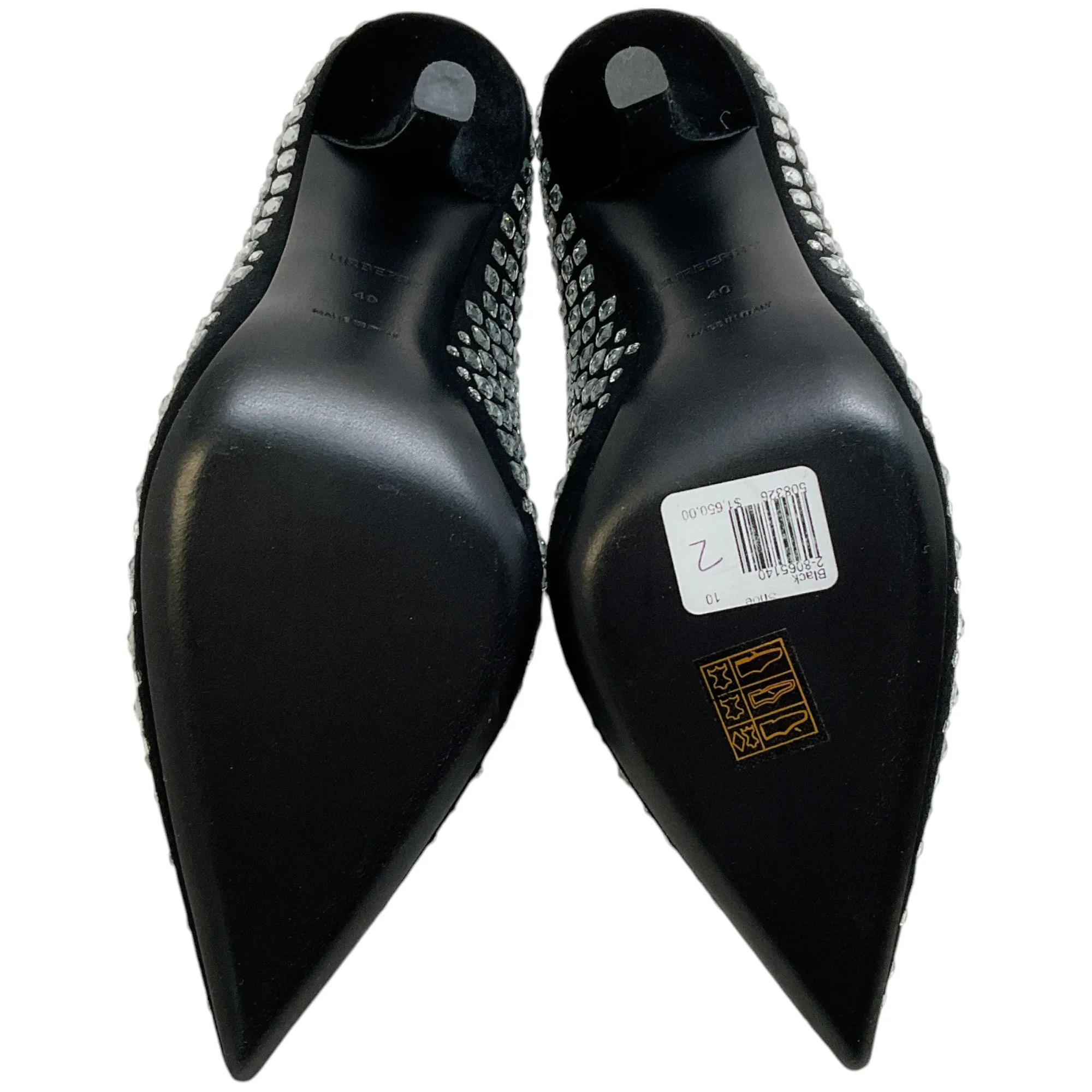 Burberry Black Crystal Embellished Madelina Pumps