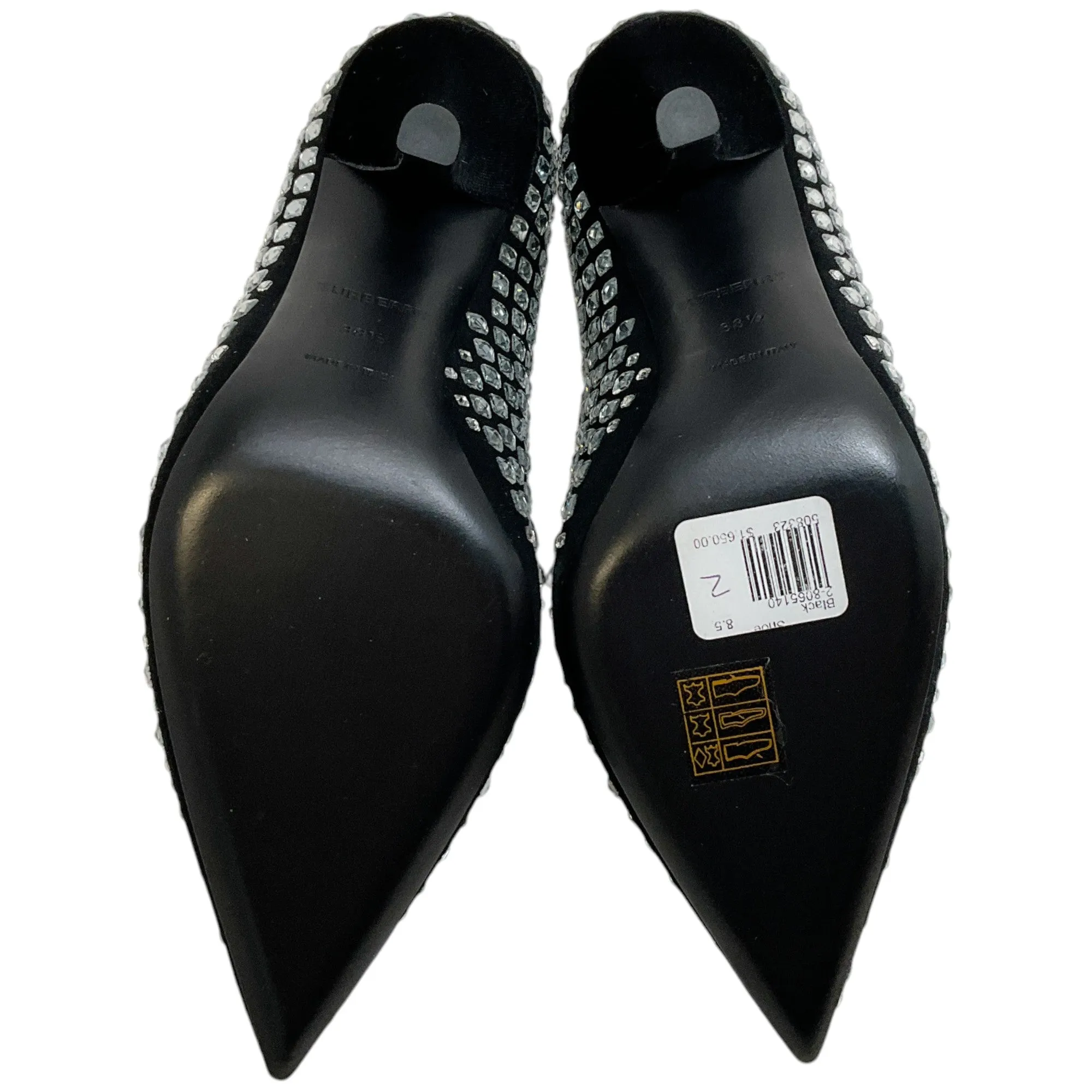Burberry Black Crystal Embellished Madelina Pumps