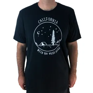 California Wish You Were Here Men's Lightweight Fitted T-Shirt/Tee