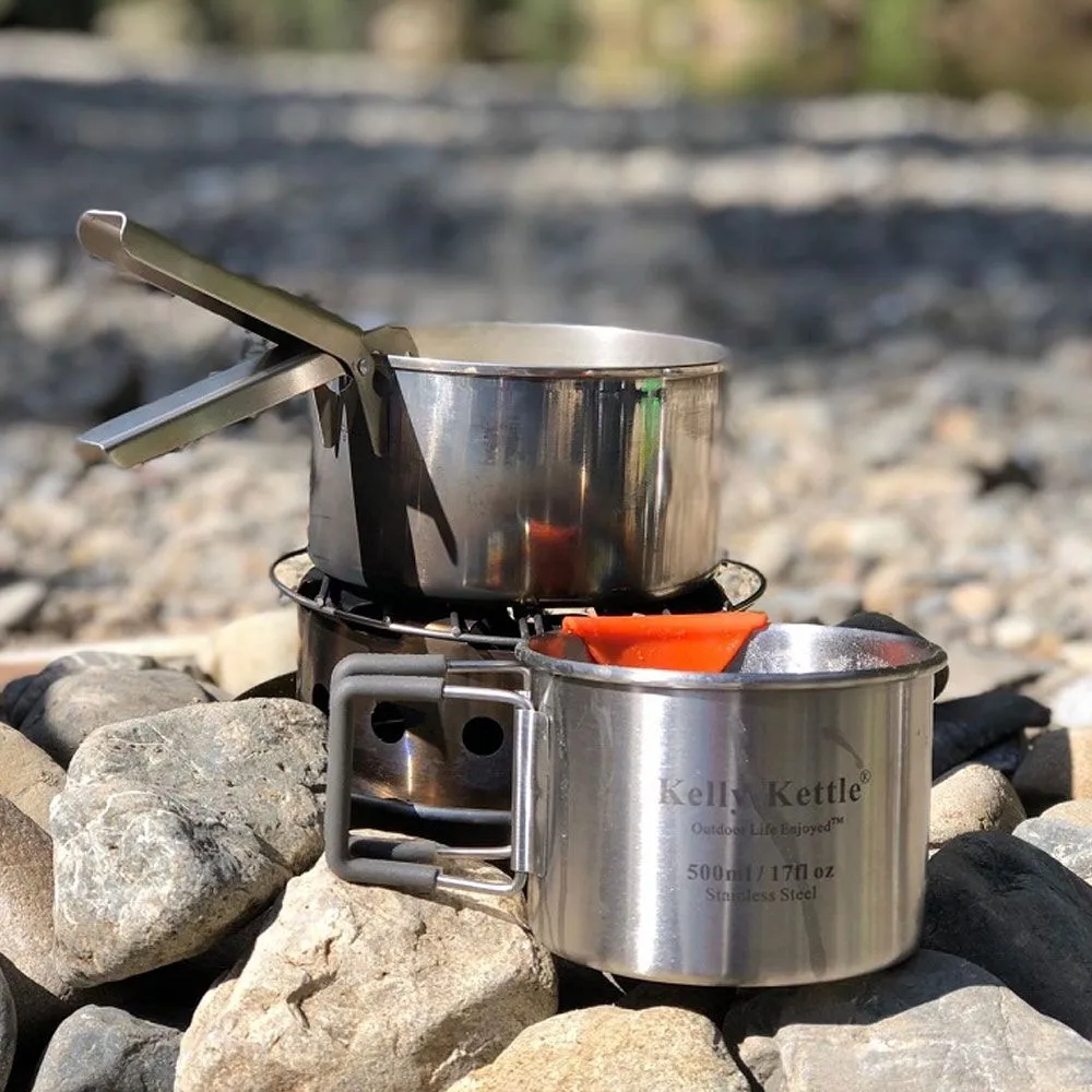 Camping Cup Set (350ml & 500ml) - Stainless Steel