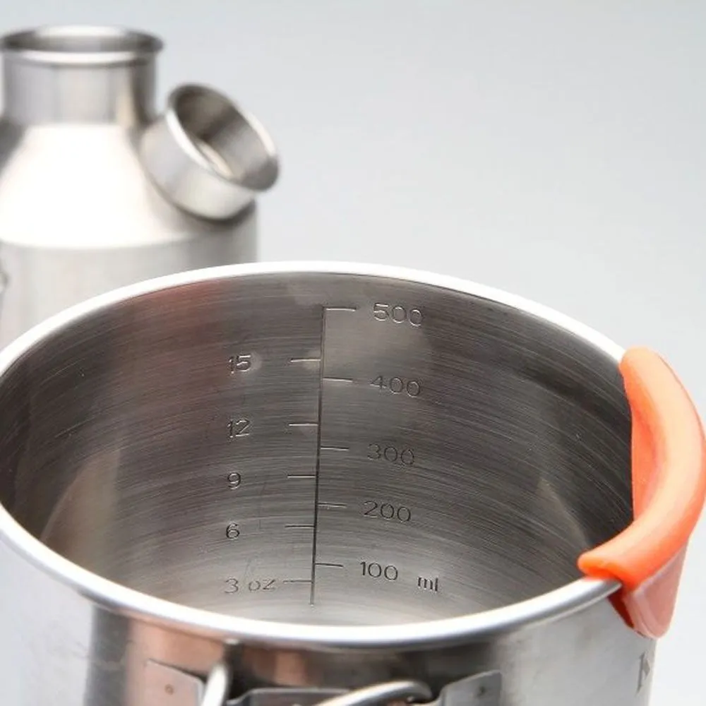 Camping Cup Set (350ml & 500ml) - Stainless Steel
