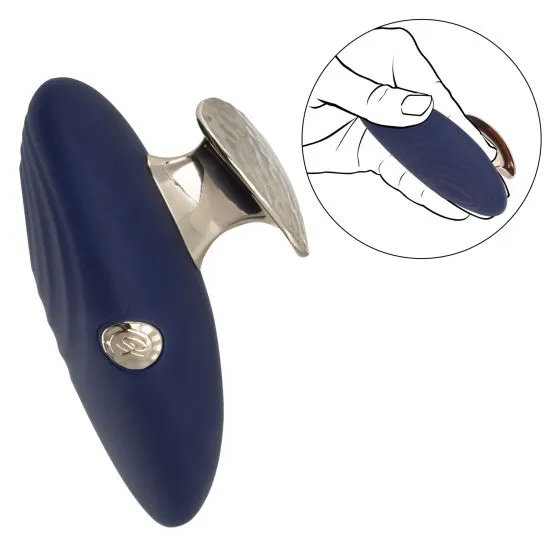 Chic Violet External Vibrator with Finger Hold