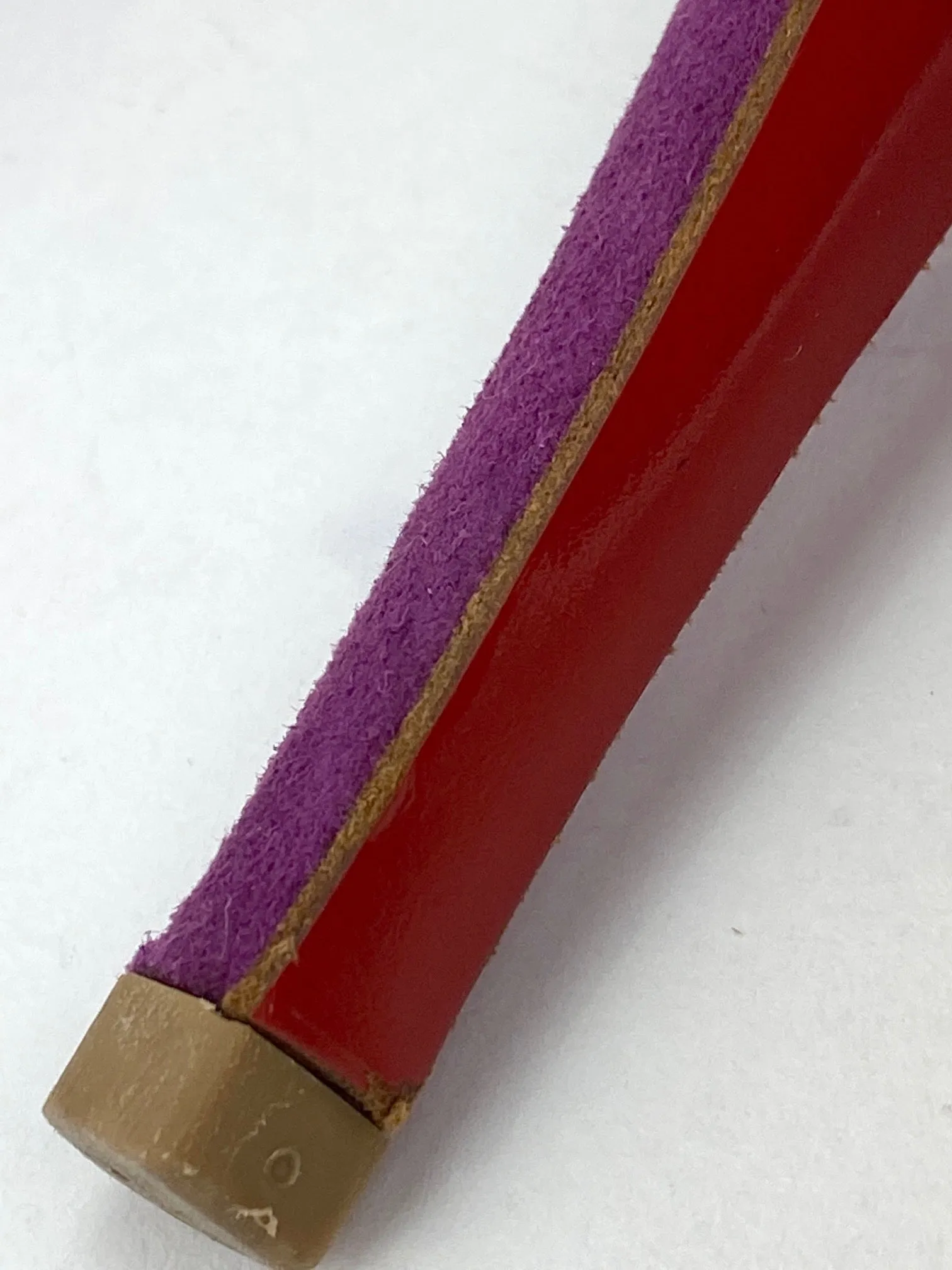 CHRISTIAN LOUBOUTIN Suede Purple Pumps Heels SZ 37 / Us 7