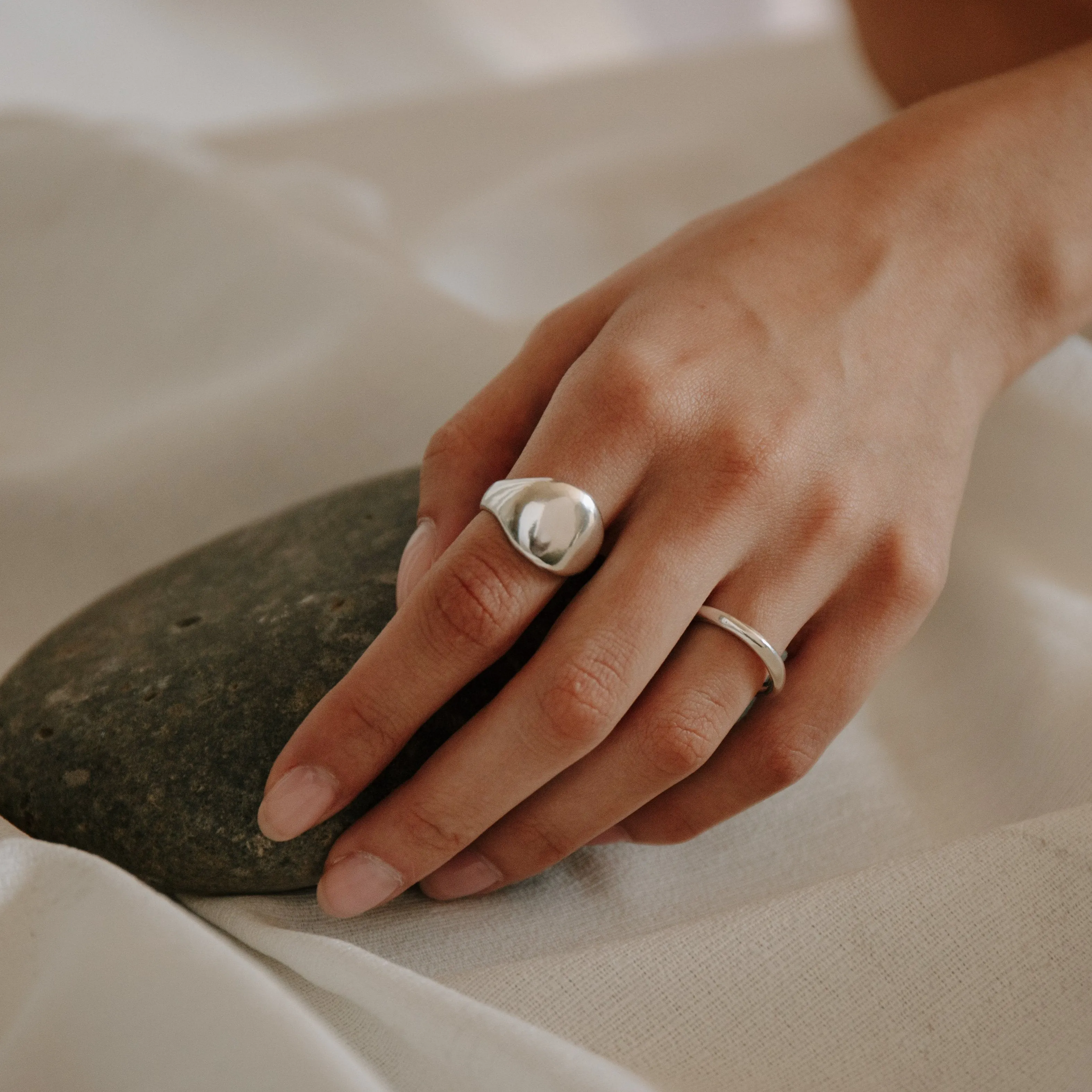 Cocoon Ring | Silver