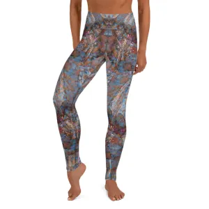 Columbine Flowers Yoga Leggings