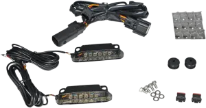 Custom Dynamics CD-LR-07-S LED Saddlebag Rail Light Bars - Smoke Lens
