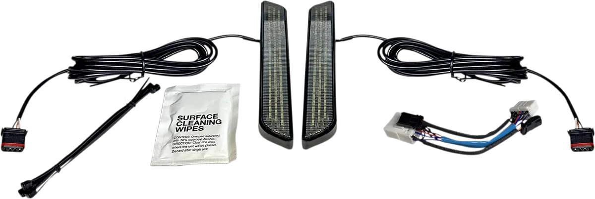 Custom Dynamics LED Front Fork Lightz™ Smoke/Black