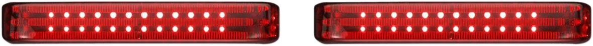 Custom Dynamics PB-SBSEQ-BCM4CR Probeam Sequential LED Saddlebag Light - Chrome With Red Lens