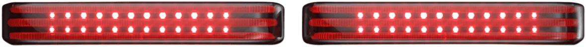 Custom Dynamics PB-SBSEQ-BCM4CR Probeam Sequential LED Saddlebag Light - Chrome With Red Lens