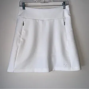 CUTTER &amp; Buck Moisture Wicking 50 UPF Pacific Pull-On Skort Golf Tennis Skirt