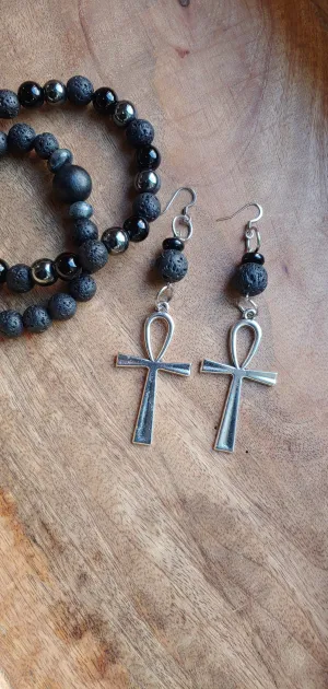 Dd Silver Ankh Lava